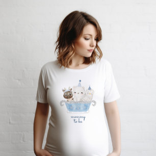 Camiseta Baby Shower de Animales Árticos de la Tierra de Ca
