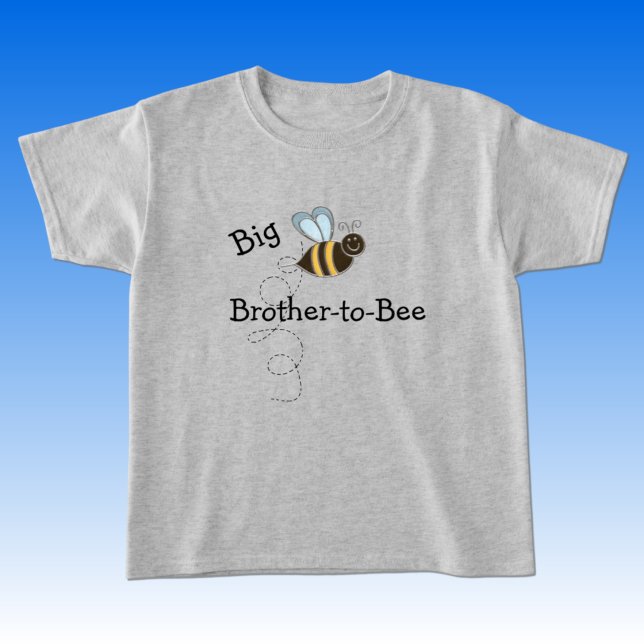 Camiseta Baby Shower de Hermano Mayor a Abeja (Subido por el creador)