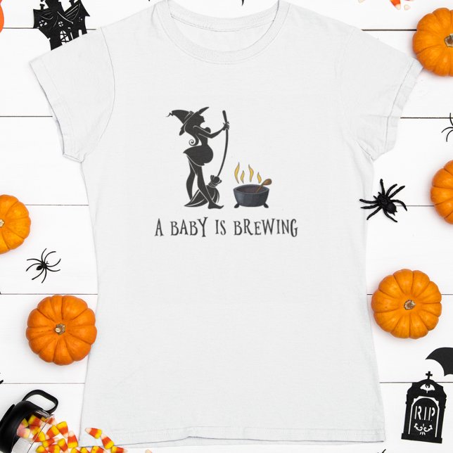 Camiseta Baby Shower de maternidad preñada con leche de bru (Subido por el creador)