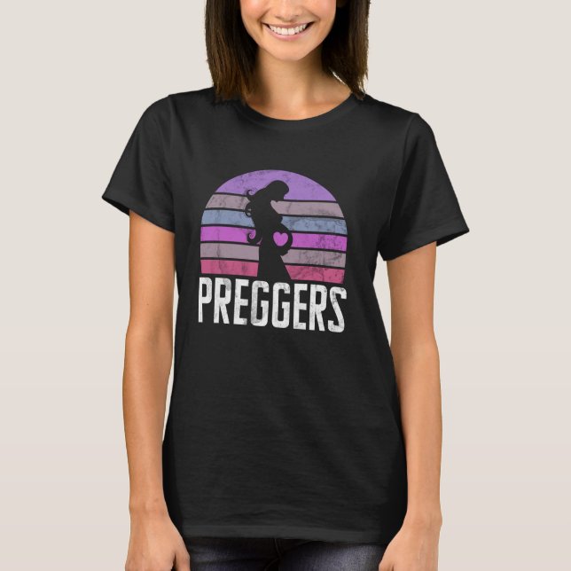 Camiseta Baby Shower de Preggers (Anverso)