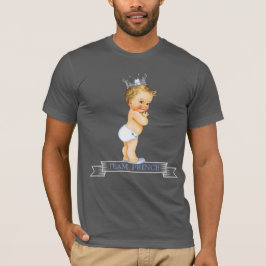 Camiseta Baby Shower de revelación de género de Team Prince