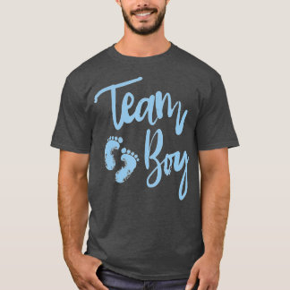 Camiseta Baby Shower de revelación de género - Team Boy