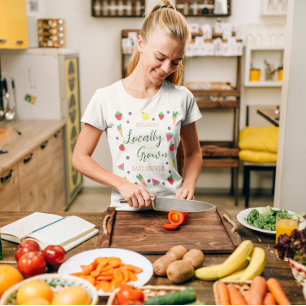 Camiseta Baby Shower en el mercado de agricultores locales
