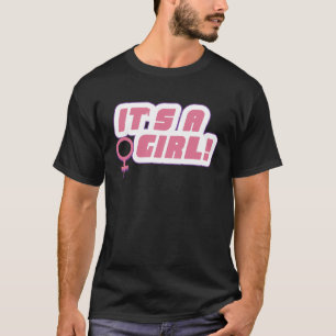 Camiseta Baby Shower es una revelación de género Chica