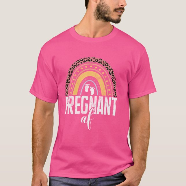 Camiseta Baby Shower preñado (Anverso)
