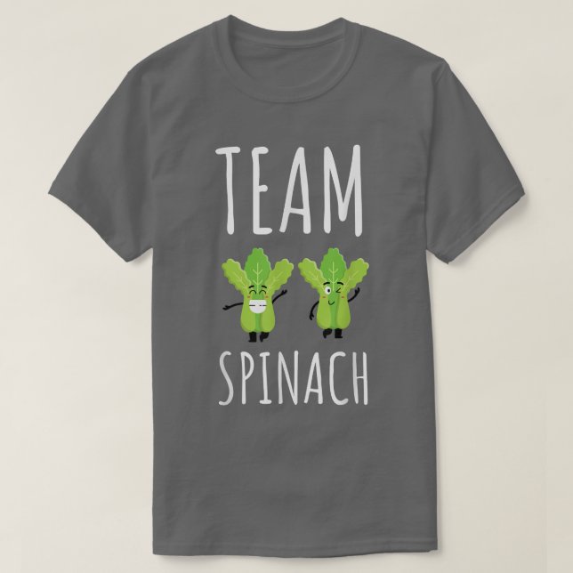 Camiseta Baby Spinach Organic Spinach And Kale Vegetarian V (Diseño del anverso)