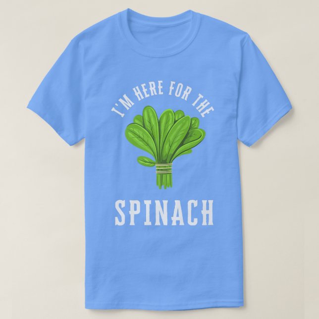 Camiseta Baby Spinach Organic Spinach And Kale Vegetarian V (Diseño del anverso)