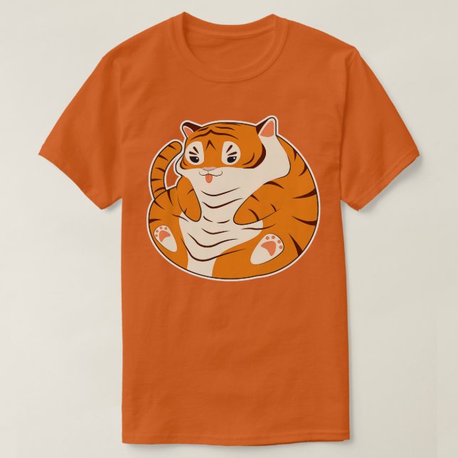 Camiseta Baby Tiger divertido (Diseño del anverso)