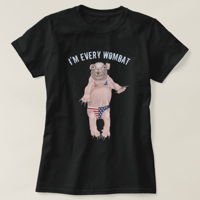 Camiseta Baby Wombat (Diseño del anverso)