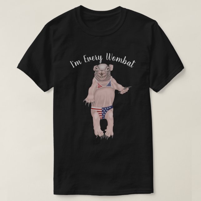 Camiseta Baby Wombat (Diseño del anverso)