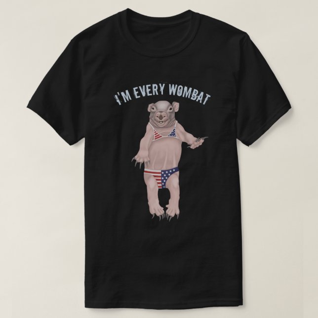 Camiseta Baby Wombat (Diseño del anverso)