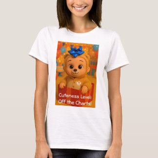 Camiseta babyJoy Serie 4 #12 Nivel de Cuteness Fuera de las