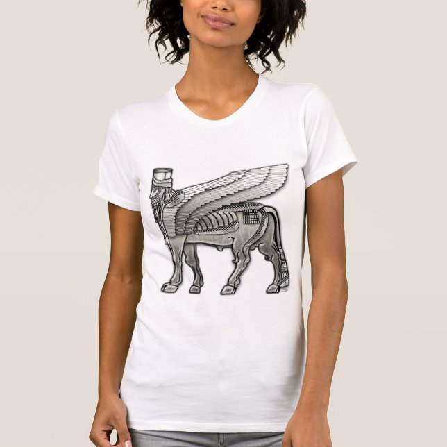 Camiseta Babylonian Winged Bull Lamassu (Anverso)