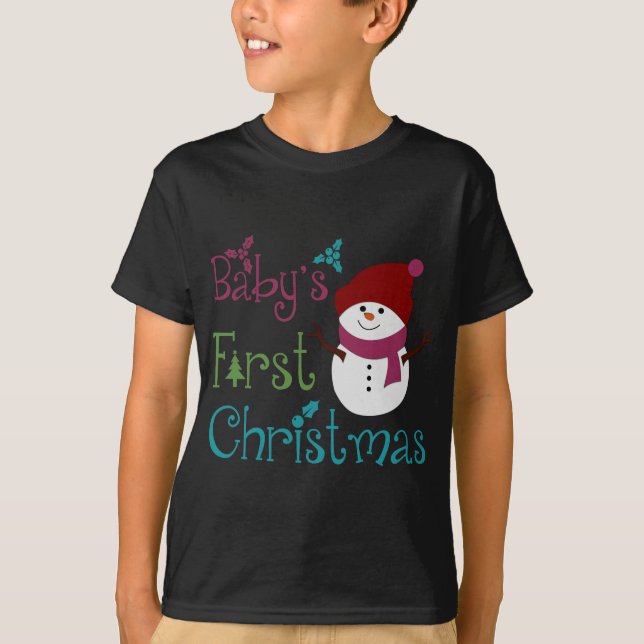 Camiseta Babys adorables Primera Navidad (Anverso)