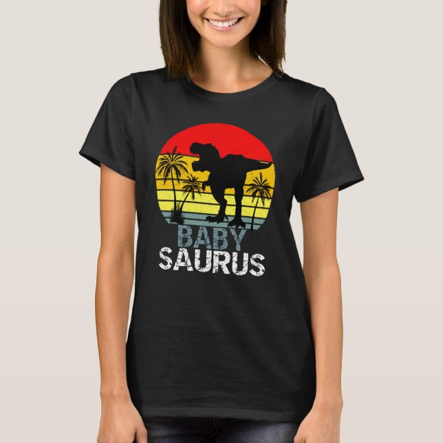 Camiseta Babysauro T Rex Dinosaurio (Anverso)