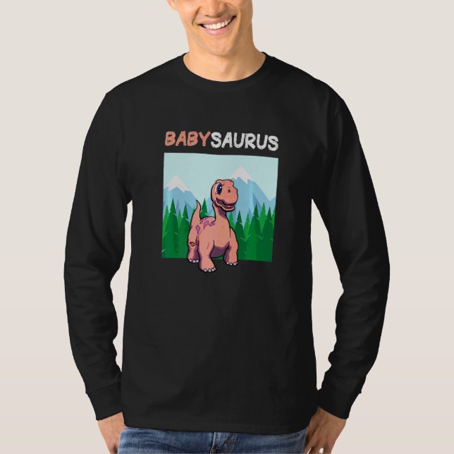 Camiseta Babysaurus Dinosaur Cute Kiddo Apatosauro 2 (Anverso)