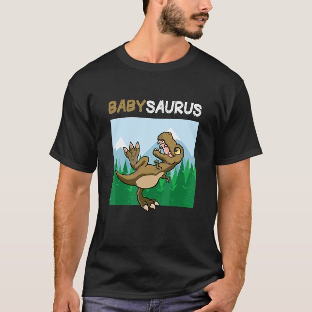 Camiseta Babysaurus Dinosaur   Cute Kiddo Rex (Anverso)