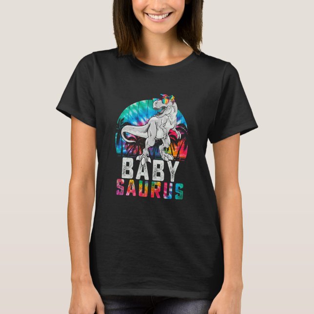 Camiseta Babysaurus Rex Dinosaur Baby Saurus Family Matchin (Anverso)