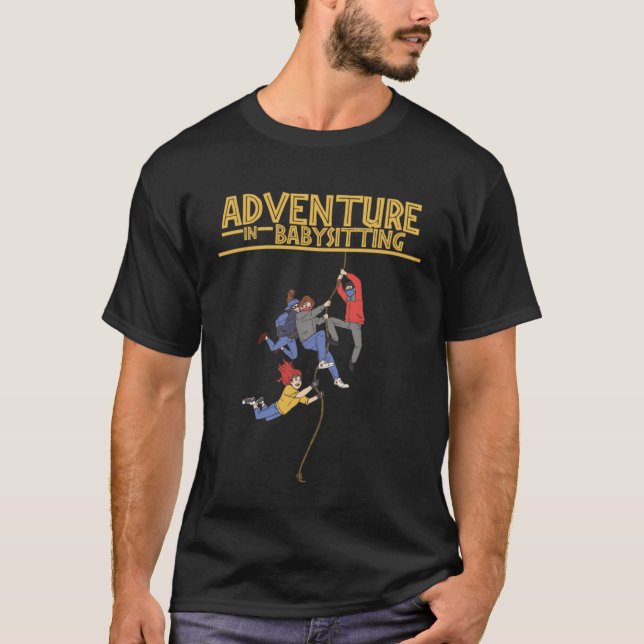 Camiseta Babysitting adventures  vintage (Anverso)