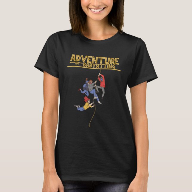 Camiseta Babysitting adventures  vintage (Anverso)