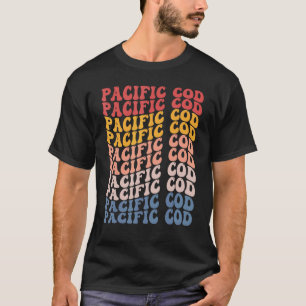 Camiseta Bacalao del Pacífico Groovy Retro Pescado