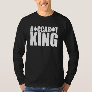 Camiseta Baccarat King Fun Baccarat Cards Games-Baccarat Is