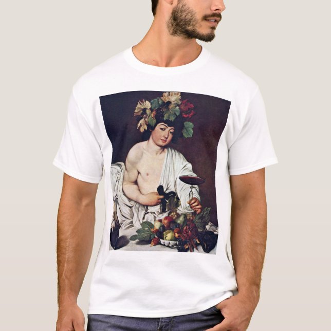 Camiseta Bacchus de Miguel Ángel Merisi DA Caravaggio (Anverso)