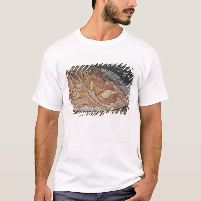Camiseta Bacchus que descansa, detalle (Anverso)