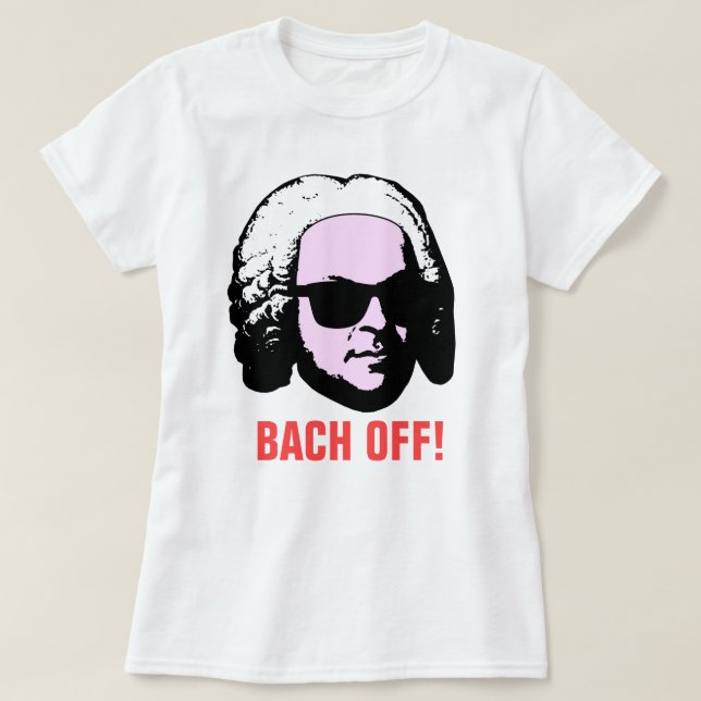 Camiseta Bach apagado (Diseño del anverso)