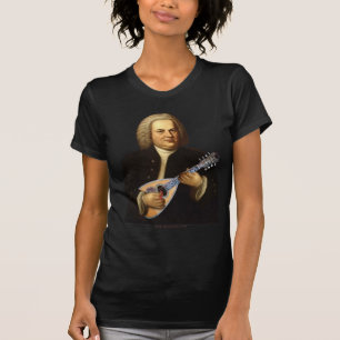 Camiseta Bach en la mandolina