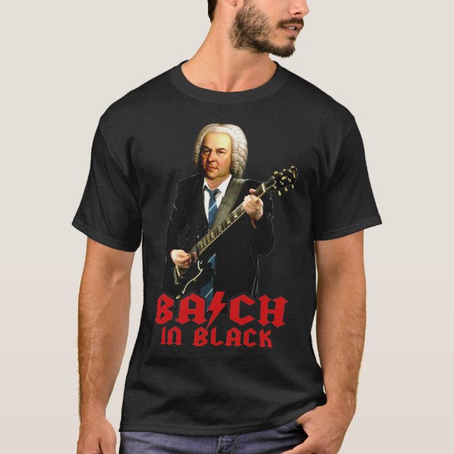 Camiseta Bach In Black T Shirt  AC DC Style620png620 (Anverso)