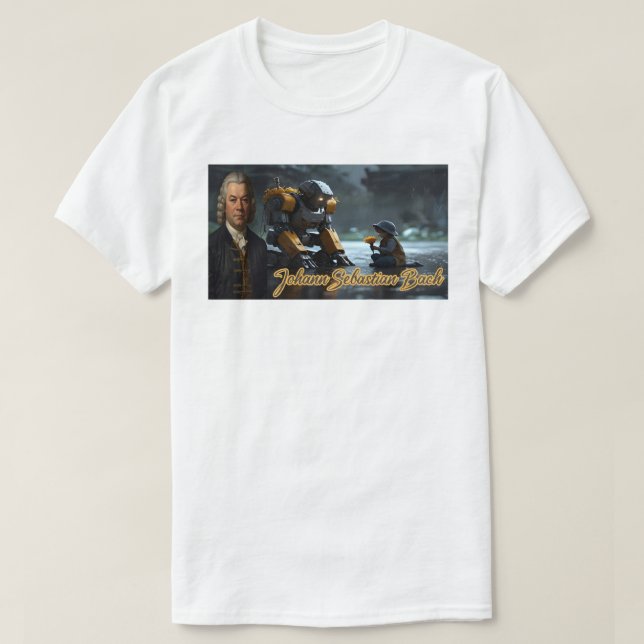 Camiseta Bach sin tiempo (Diseño del anverso)