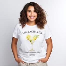 Camiseta Bach Social Club Lemon Cocktail Bachelorette