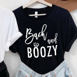 Camiseta Bach y Boozy Bachelorette Bridal<br><div class="desc">Bach y Boozy Bachelorette Bridal Party Tee</div>