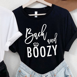 Camiseta Bach y Boozy Bachelorette Bridal