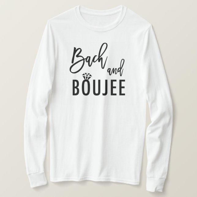Camiseta Bach y Boozy Bachelorette Party a favor (Anverso del diseño)