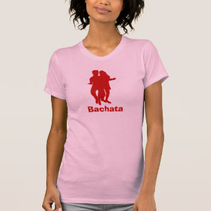Camiseta Bachata Bachata Latino bailarines Silhouette Tee r