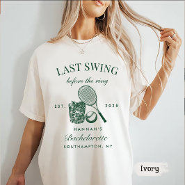 Camiseta Bache Green Último Swing Antes De La Tenis