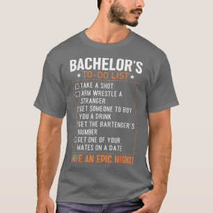 Camiseta Bachel, Fiesta Funny De La Novia Groom