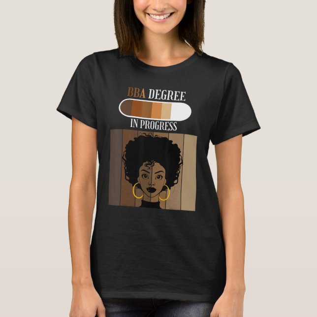 Camiseta Bachelor of Business Administration BBA In Progres (Anverso)