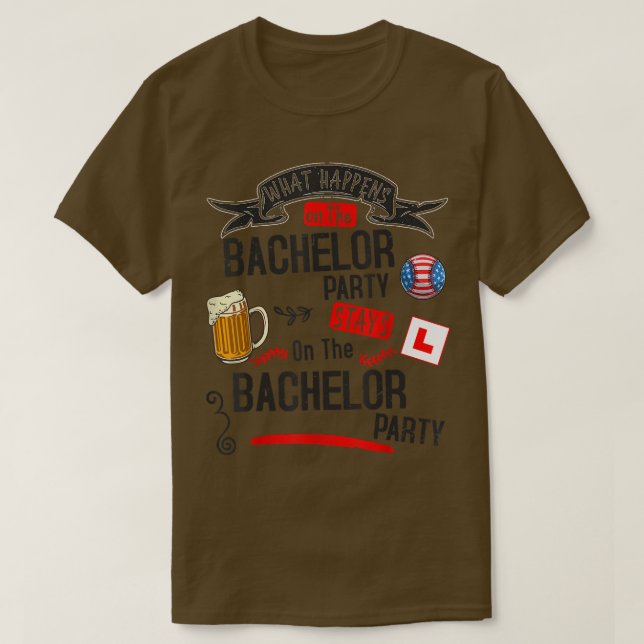 Camiseta Bachelor Party Outfit Groom Getting Married & Groo (Diseño del anverso)