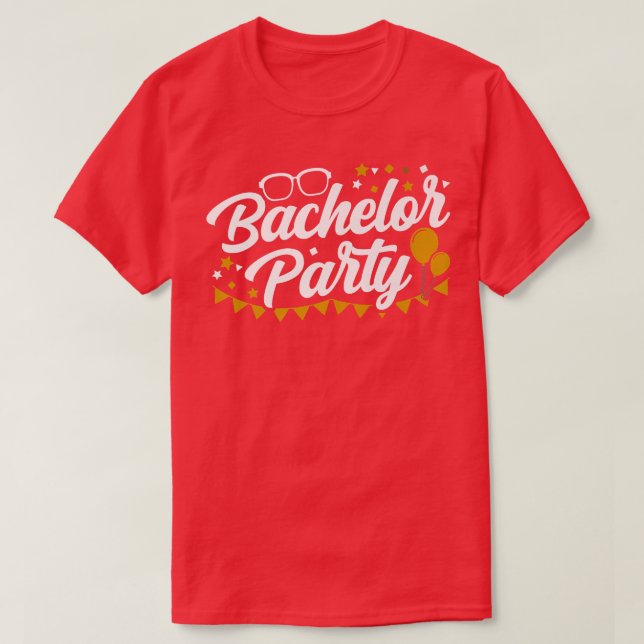 Camiseta Bachelor Party Team Bride Groom  (Diseño del anverso)