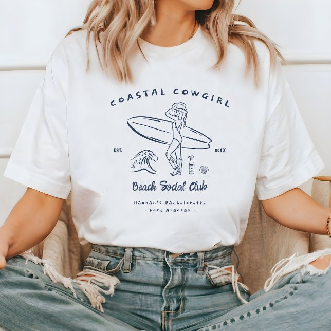 Camiseta Bachelorette Coastal Cowgirl (Subido por el creador)