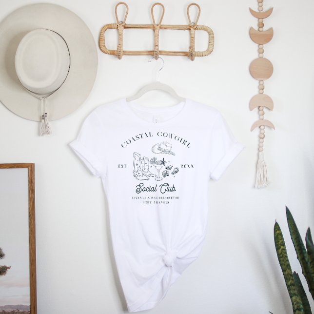 Camiseta Bachelorette Coastal Cowgirl (Subido por el creador)