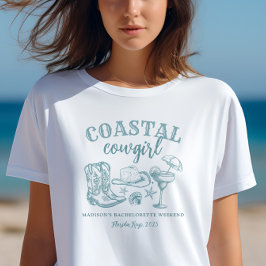 Camiseta Bachelorette Coastal Cowgirl
