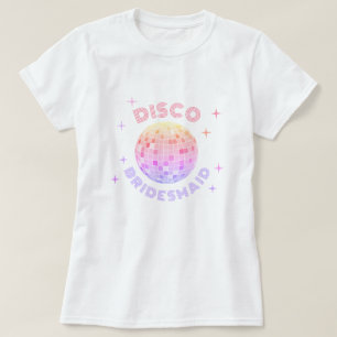 Camiseta Bachelorette Disco Deguste Bridesmaid