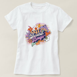 Camiseta Bachelorette Groovy años 70 Last Bachin' Boogie ID