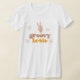 Camiseta Bachelorette Hippie de SONNY Groovy Bride Retro 70 (Laydown)