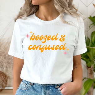 Camiseta Bachelorette, Naranja rosa gruesa y confusa