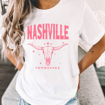 Camiseta Bachelorette Nashville La Última Bash En Nash Cowg<br><div class="desc">Presentamos la última camiseta de la soltera: ¡nuestro traje de toro de moda Nashville Tennessee! Este elegante tee gráfico occidental es la manera perfecta de celebrar sus próximos nupcias y hacer una declaración mientras lo hace. Con un audaz diseño de cráneo de toro en la parte delantera y vaqueras en...</div>